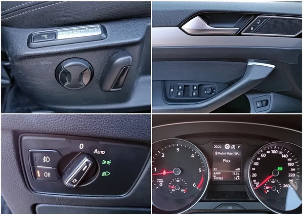 Volkswagen Passat cena 57400 przebieg: 147000, rok produkcji 2016 z Gubin małe 277